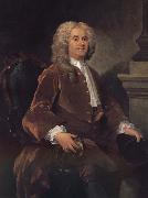 William Hogarth Mr Jones Portrait oil